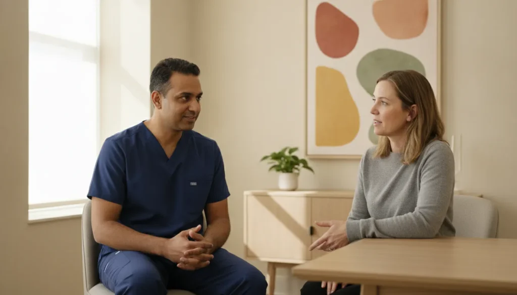 TMJ specialist Roseville CA consultation with a prosthodontist